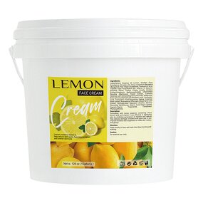 Facial Cream Manufacturer - Organic Lemon Gallon with Hyaluronic Acid Vegan