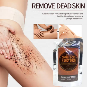 Coffee Body Scrub - Manufacturer - Custom Logo 150ml Hyaluronic Acid Deep Cleansing Exfoliating
