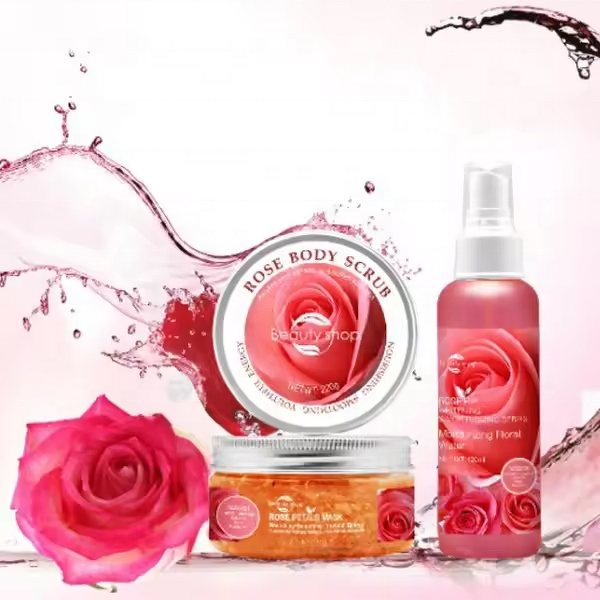 Hyaluronic Acid Set - Manufacturer - OEM Collagen Rose Water Whitening Skincare Collection