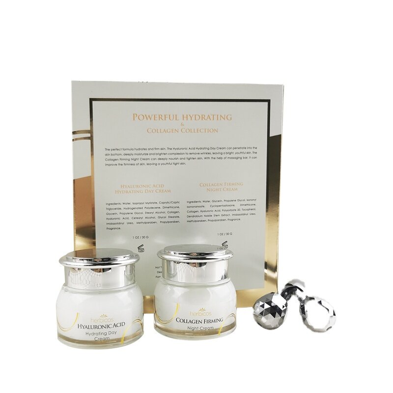 Collagen Skin Care Set - Manufacturer - Private Label Anti-aging Firming with Facial Massager