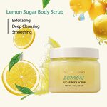 Turmeric Body Scrub - Manufacturer - OEM Luxury 1kg Vegan Coconut Lemon Exfoliating Hydrating