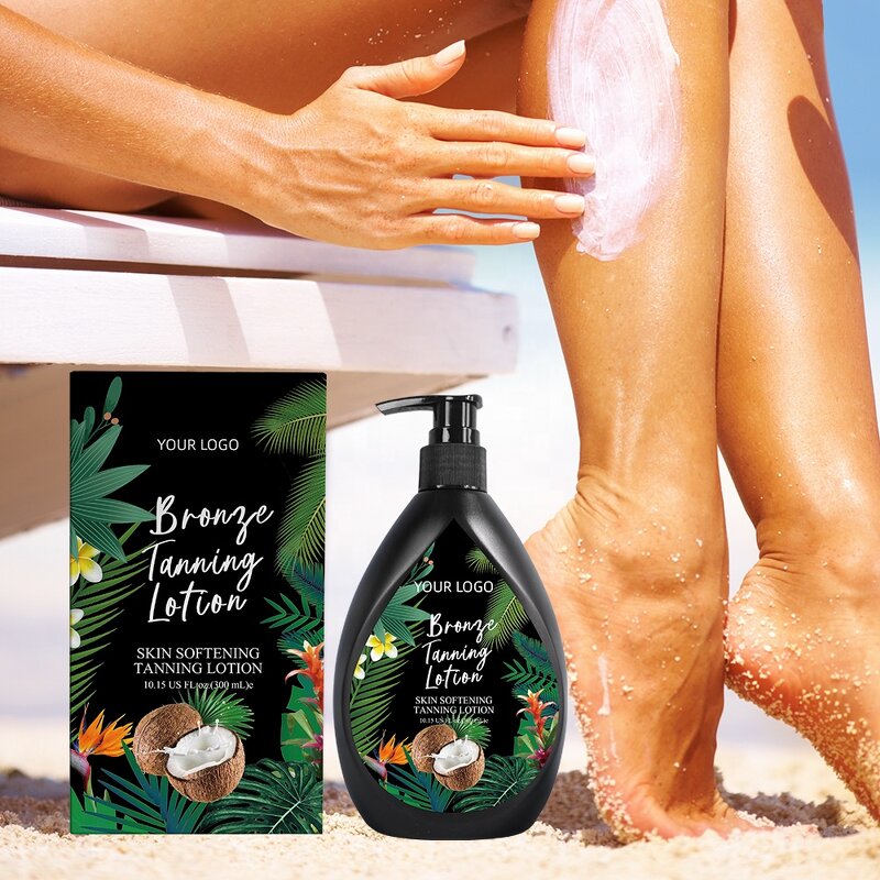 Self Tanning Lotion - Manufacturer - Private Label Vegan Coconut Oil Body Face OEM Coconut Scent