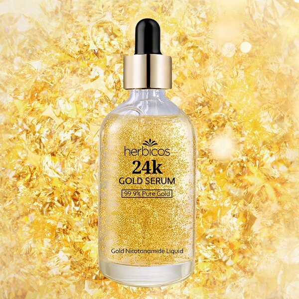 24K Gold Face Serum - Manufacturer - Private Label Organic Vegan Whitening Lift Anti-Aging