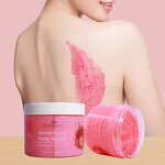 Strawberry Body Scrub - Manufacturer - Private Label Fruit Sugar Shea Butter Moisturizing Exfoliating