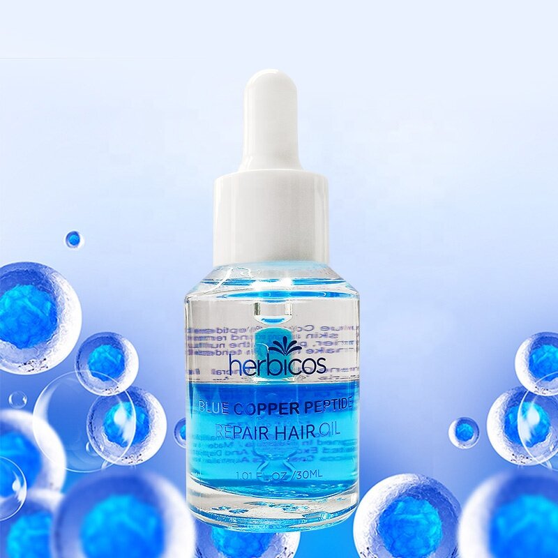 Ahk-Cu Hair Serum - Manufacturer - Oem Odm 5% Peptides Hair Growth Repair Anti Loss