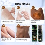 Sunless Tanning Mousse - Manufacturer - Organic Vegan Dark ODM Private Label Body Tanning Oil