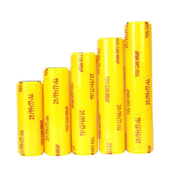 Pvc Cling Film Manufacturer - 9mic for Food Package Transfer Jumbo Rolls 1500m