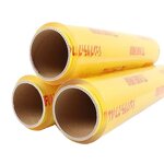 Pvc Cling Film Manufacturer - Food Grade Keep Fresh for Fruits Vegetables Jumbo Roll 1.2kg Core