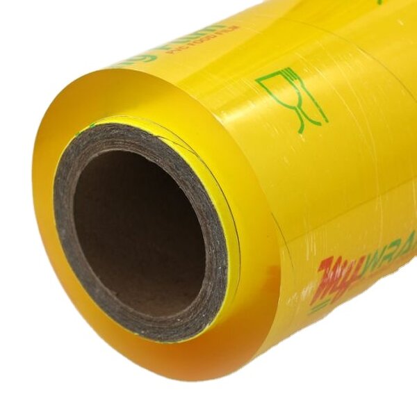 Pvc Cling Film Manufacturer - Oem Odm Foodgrade 9-15Mic 30-60cm for Meat Packing Jumbo Roll