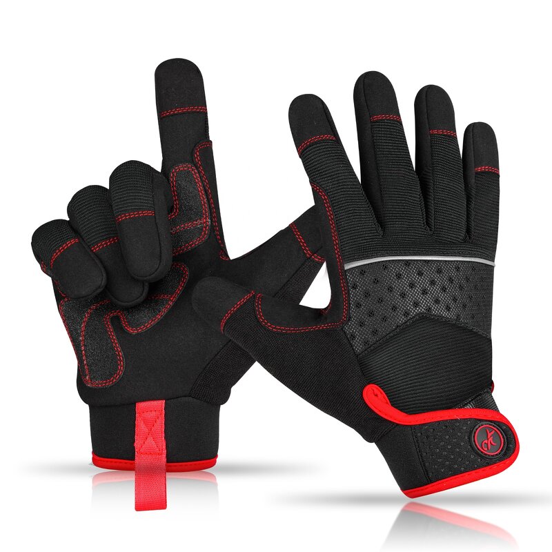 Mechanic Gloves - Manufacturer - Men's Full-Finger 3MM Pad Anti-Slip Touch Screen