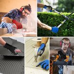 Safety Gloves - Manufacturer - Men Women Full-Finger Sponge Pad Touchscreen 3 Pairs