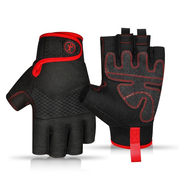 Safety Gloves - Manufacturer - 5MM Half-Finger Wear-Resistant Anti-Slip Anti-Vibration