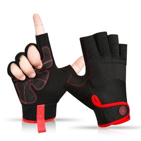 Safety Gloves - Manufacturer - MOREOK MK127 5MM Half-Finger Microfiber Anti-Slip PVC