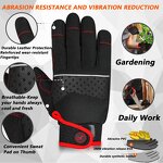 Mechanic Gloves - Manufacturer - Men's Full-Finger 3MM Pad Anti-Slip Touch Screen