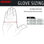 Work Gloves - Manufacturer - MOREOK Heavy Duty PVC Flex Grip Synthetic Leather Mechanics