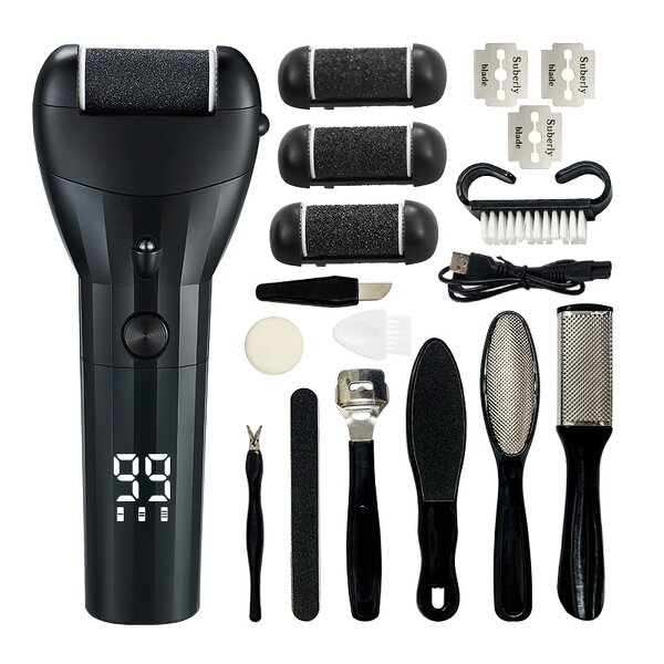 Foot Scrubber Manufacturer - Cordless Rechargeable Dead Skin Callus Remover