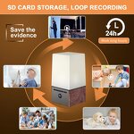 LED Lamp Camera Manufacturer - Desk Lamp RGB Wireless Wifi Clock Night Light