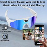 Smart Cycling Sunglasses Manufacturer - with Camera HD Outdoor Windproof Sports