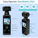 Action Sports Camera Manufacturer - 4K HD Pocket Rotatable LCD Waterproof