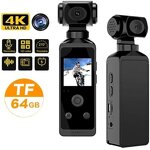 Action Sports Camera Manufacturer - 4K HD Pocket Rotatable LCD Waterproof