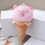 Ice Cream Plush Toy Manufacturer - Funny Keychain Pendant for Backpack Car Gift