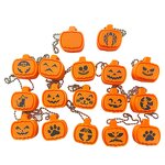 Halloween Pumpkin Fidget Clicker - Custom 3D Printed Keychain Sensory Stress Relief