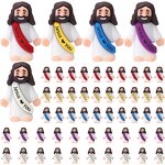 Easter Ornaments Manufacturer - Mini Eco-friendly PVC Jesus Loves You Resin Crafts