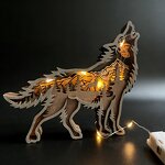 Boxwood Animal Ornament Manufacturer - Creative 3D Layered Carved Desktop Decoration