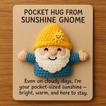 Pocket Hug Gnome Manufacturer - Handmade Crochet Doll Stress Relief Encouragement
