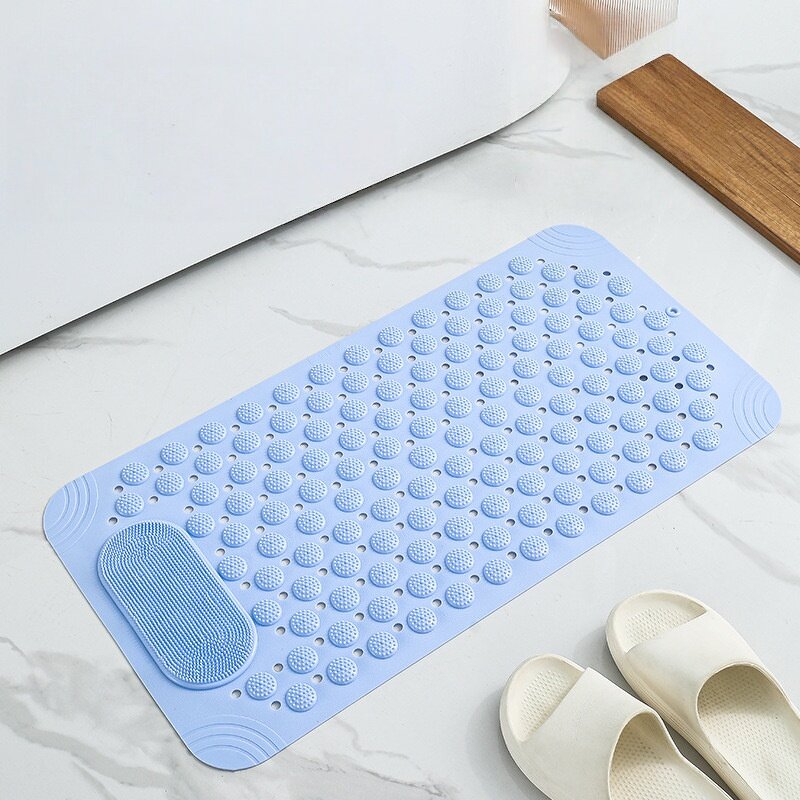 PVC Bathroom Mat Manufacturer - Anti-Slip Square Wave Pattern for Shower
