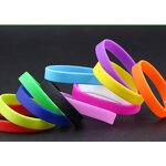 Rubber Bracelet Manufacturer - Custom with Text Clipart Logo Silicone