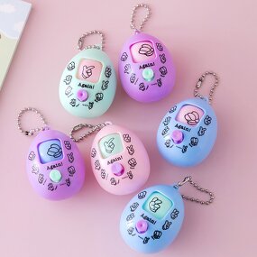Twisted Eggs Keychain Manufacturer - Educational Plastic Rock Paper Scissors Game