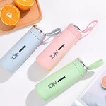 Double-Layer Glass Cup Manufacturer - with Portable Handle for Tea and Water