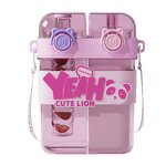 Kids Sports Water Bottle Manufacturer - 780ml Square Double Leak-Proof with Strap