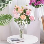 Artificial Silk Flowers Manufacturer - Wholesale Rose Peony Bunch for Wedding Christmas