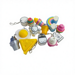 3D Print Fidget Clicker Manufacturer - PLA Keyboard Keychain Stress Relief Custom