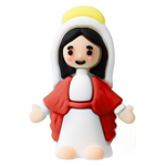 Mini Jesus Figure Manufacturer - Factory Supply PVC Soft 3D Words God Bless