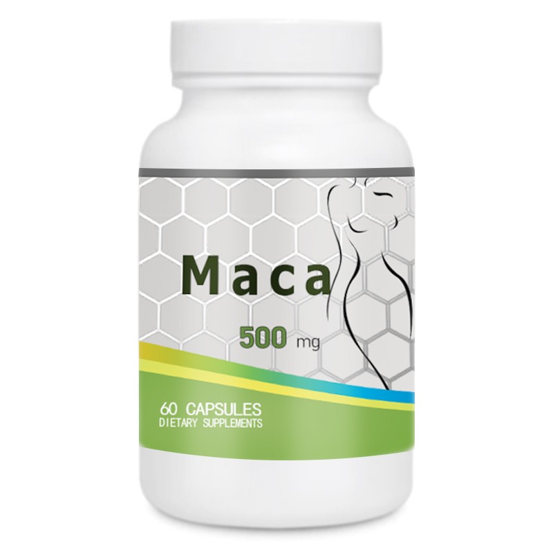 Black Maca Extract Capsules OEM - 0.6% Macamide Private Label 120 Pcs