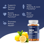 成人Omega 3 DHA软糖生产商-OEM定制素食维生素补充剂