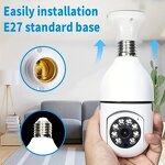 Light Bulb Camera - Manufacturer - E27 1080P Two-Way Audio IR White LEDs Night Vision