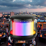 RGB Speaker - Manufacturer - S100 Colorful LED Mini Wireless Outdoor TF Subwoofer Party