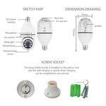 Light Bulb Camera - Manufacturer - Mini IP E27 5G/2.4G Night Vision Hidden Cloud WiFi