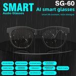 Smart Glasses - Manufacturer - Bluebay SG60 AI Intercom IPX4 Type-C BT Call Music Outdoor