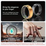 Smart Ring - Manufacturer - R11 Waterproof Fitness Sleep Heart Rate Health App Control