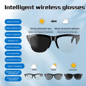 Smart Eyewear - Manufacturer - F05 Mailink Business IPX4 Touch Type-C AI Audio Call