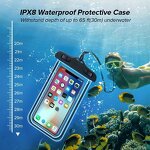 Waterproof Phone Pouch - Manufacturer - Diving Samsung Galaxy Beach Pool Skiing Dry Bag