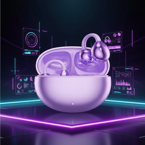 Ear Clip Earbuds - Manufacturer - GQ13 BT5.4 Hi-Fi Gaming Low Latency JL IPX4 LED Touch