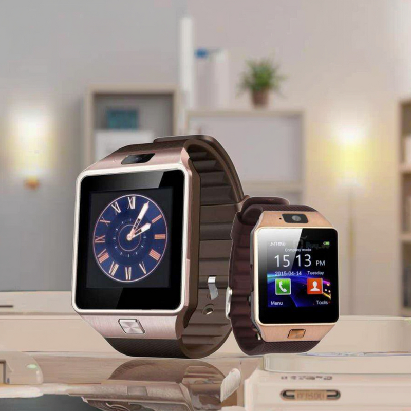 Smart Watch - Manufacturer - DZ09 Men Blue IP67 GPS TF Sim 4G 5G Compass Fitness Tracker