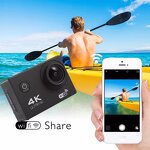 Action Camera - Manufacturer - D800S-WIFI 4K Waterproof Remote Loop Recording Car Mode