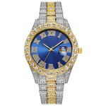 Quartz Watch - Manufacturer - Men 42mm Steel Roman Diamond Crystal Shanghai Quartz